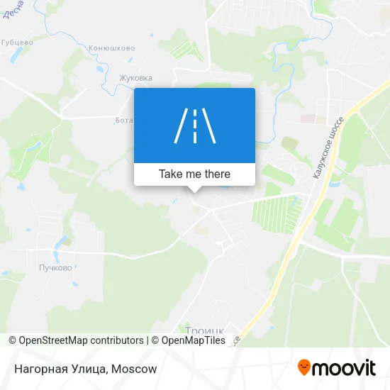 Нагорная Улица map