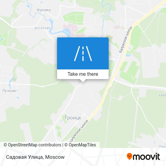 Садовая Улица map