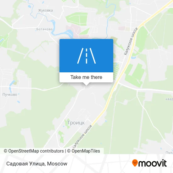 Садовая Улица map