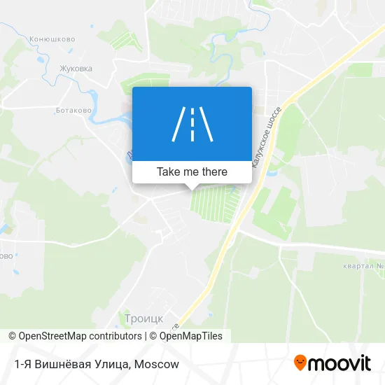 1-Я Вишнёвая Улица map