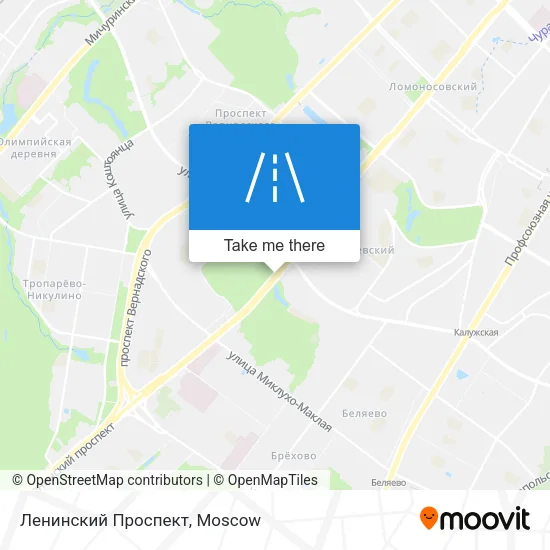 Ленинский Проспект map
