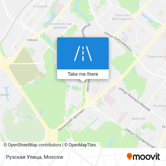 Рузская Улица map