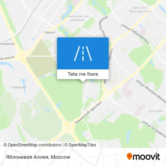 Яблоневая Аллея map