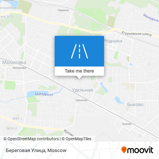 Береговая Улица map