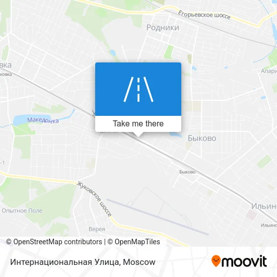 Интернациональная Улица map