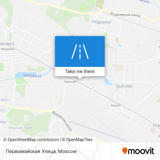 Первомайская Улица map