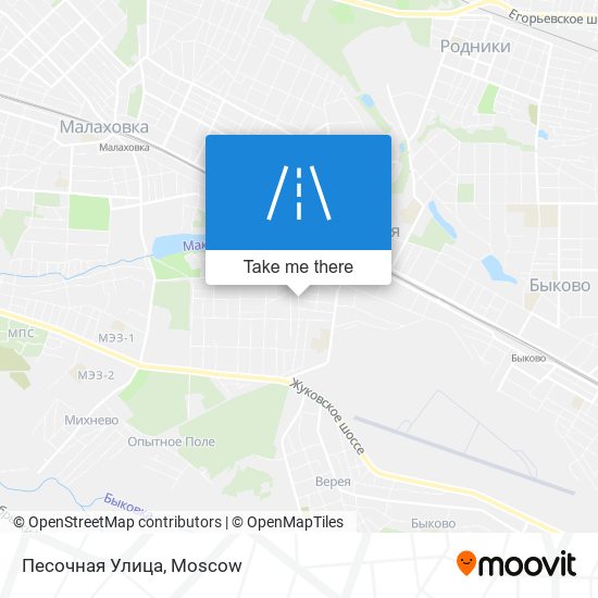 Песочная Улица map