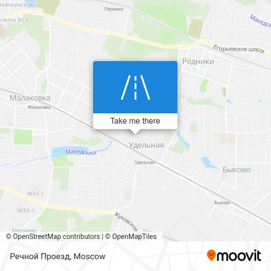 Речной Проезд map