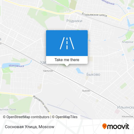 Сосновая Улица map
