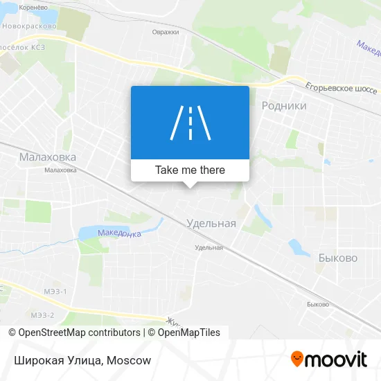 Широкая Улица map
