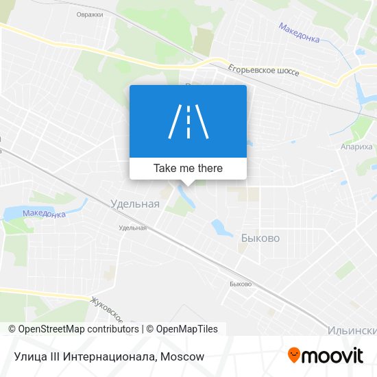 Улица III Интернационала map