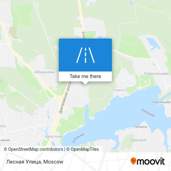 Лесная Улица map