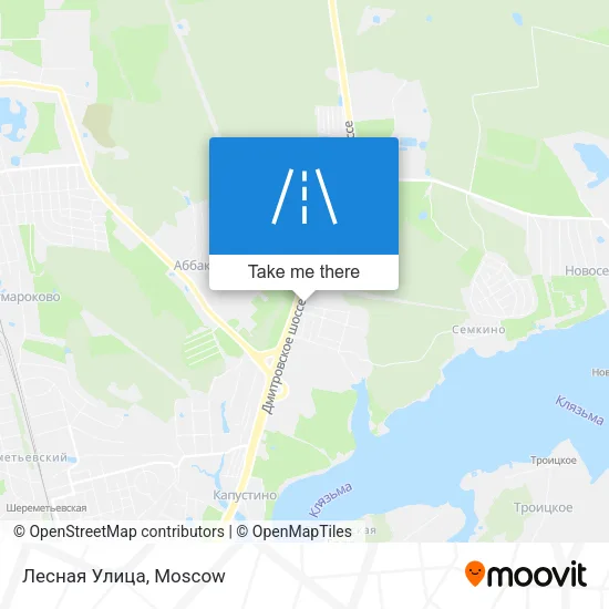 Лесная Улица map