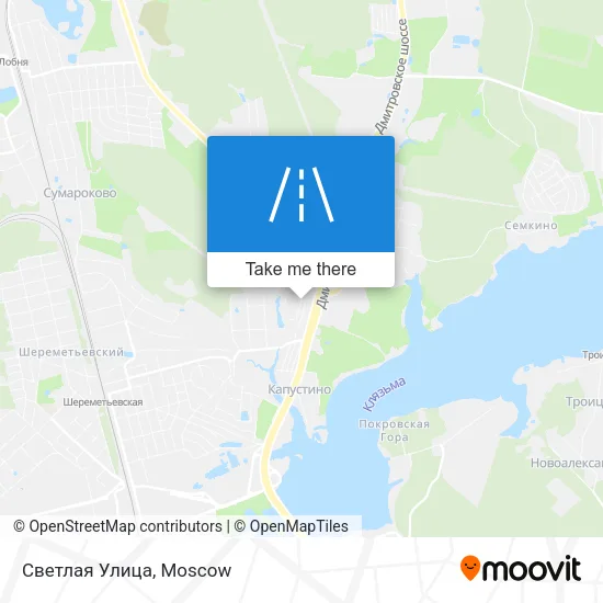 Светлая Улица map