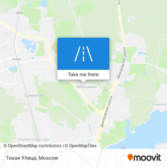 Тихая Улица map
