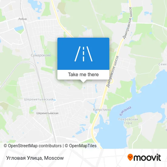 Угловая Улица map