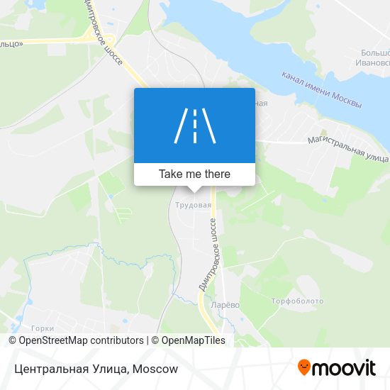 Центральная Улица map