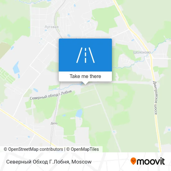 Северный Обход Г.Лобня map
