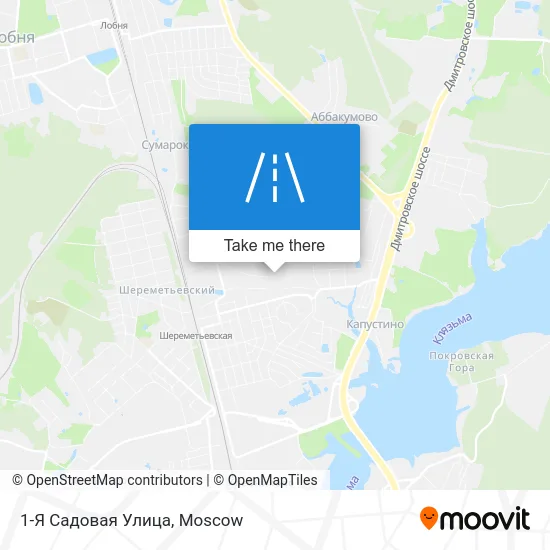 1-Я Садовая Улица map