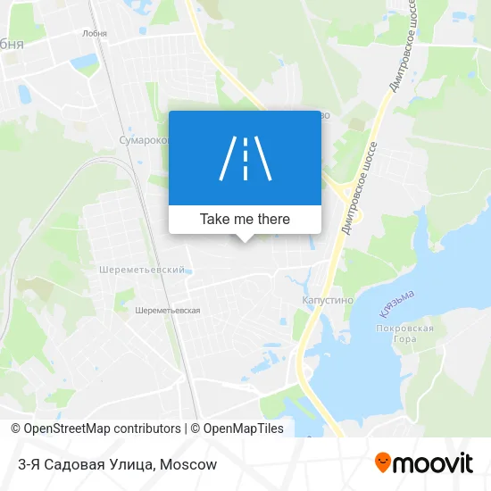 3-Я Садовая Улица map