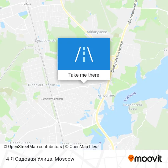 4-Я Садовая Улица map