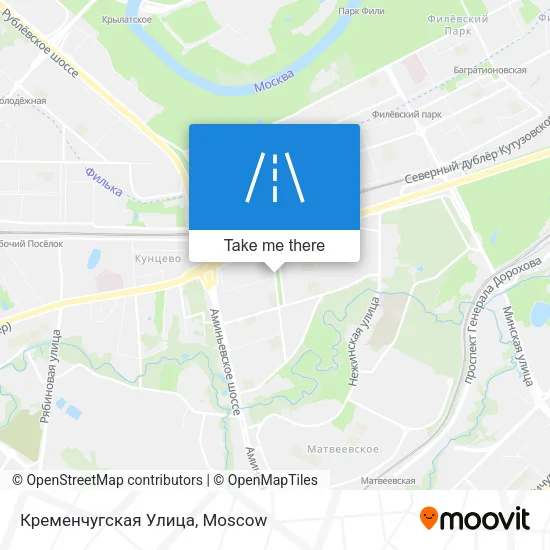 Кременчугская Улица map