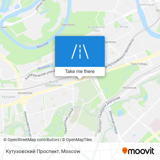 Кутузовский Проспект map