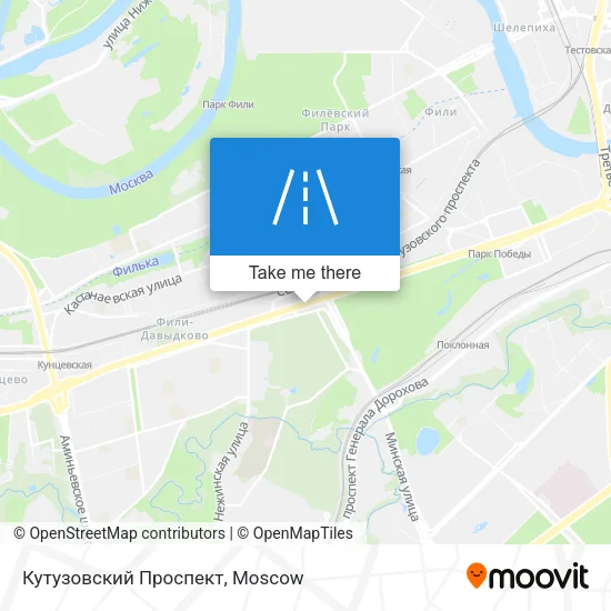 Кутузовский Проспект map