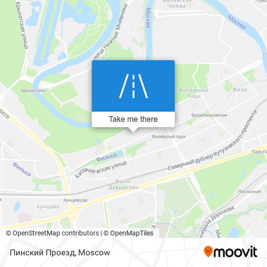 Пинский Проезд map