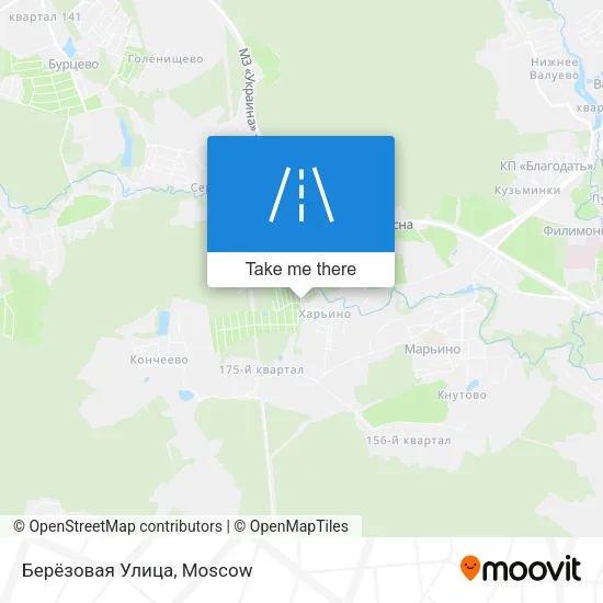 Берёзовая Улица map