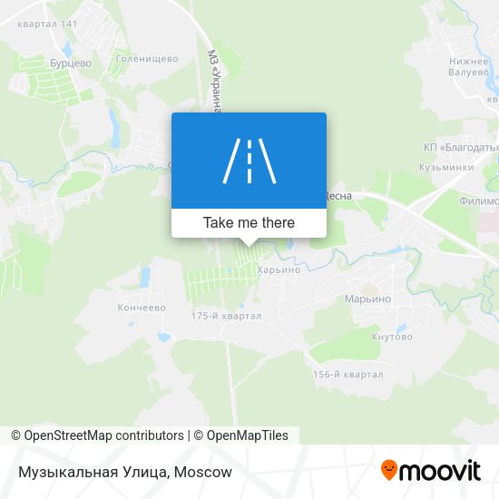 Музыкальная Улица map