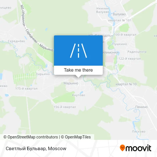 Светлый Бульвар map