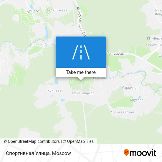 Спортивная Улица map