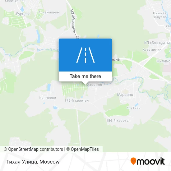 Тихая Улица map