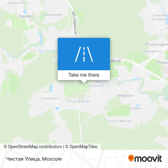 Чистая Улица map