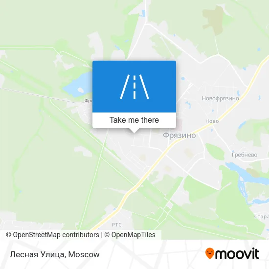 Лесная Улица map