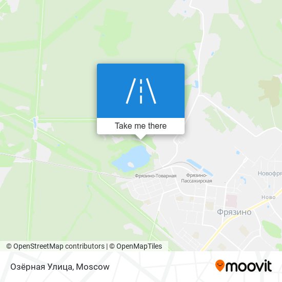 Озёрная Улица map