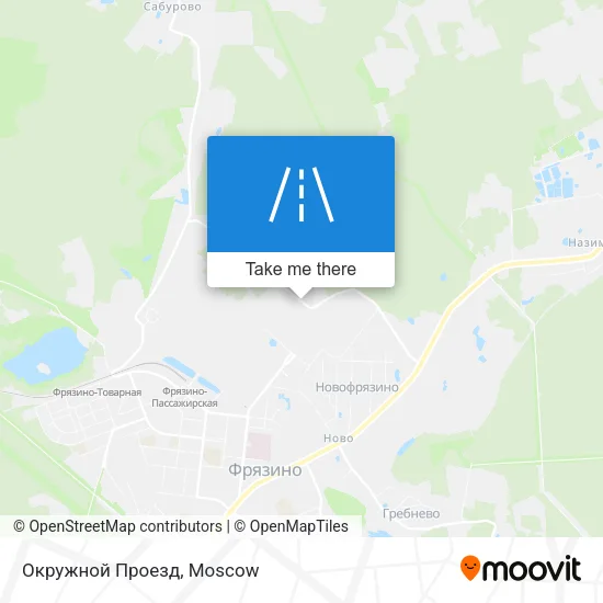 Окружной Проезд map