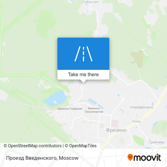 Проезд Введенского map