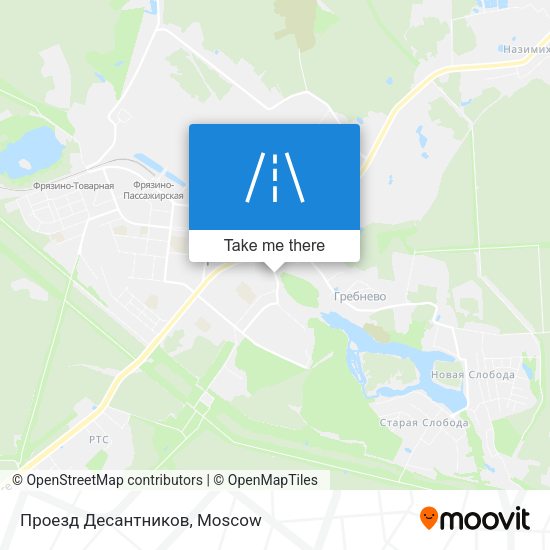 Проезд Десантников map