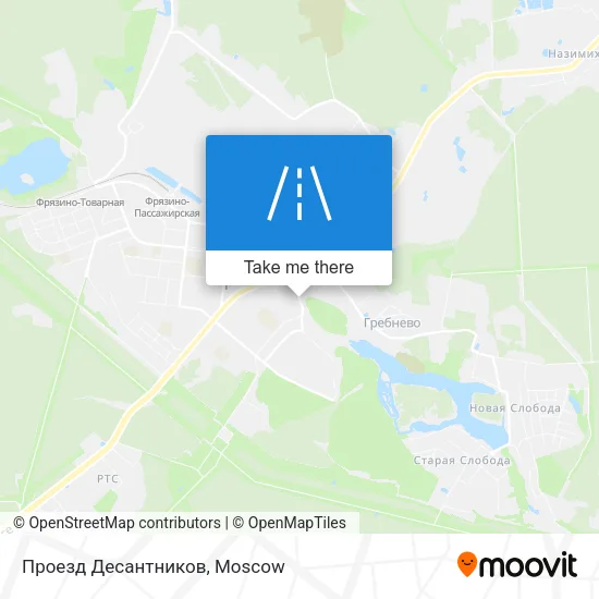 Проезд Десантников map