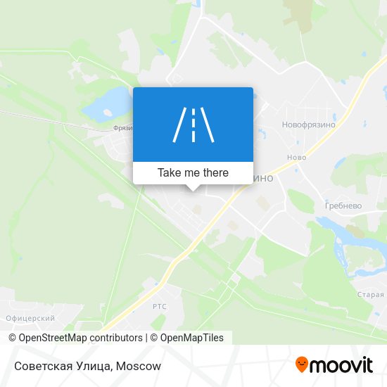 Советская Улица map