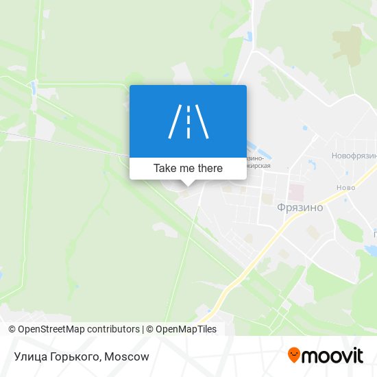 Улица Горького map