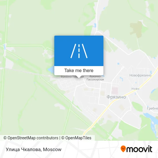 Улица Чкалова map