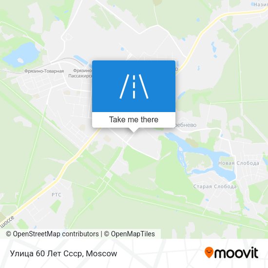 Улица 60 Лет Ссср map