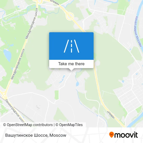 Вашутинское Шоссе map
