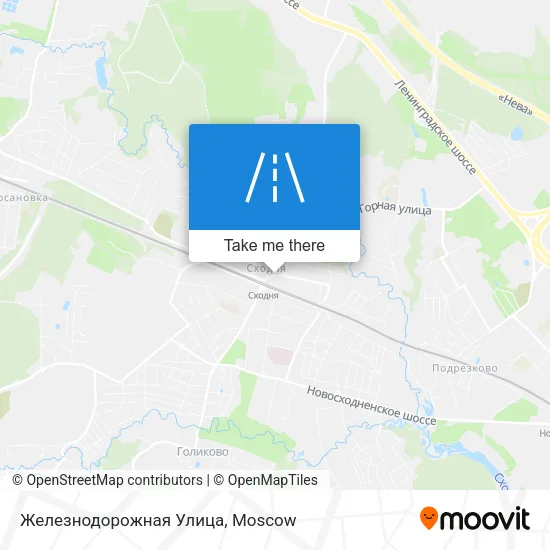 Железнодорожная Улица map