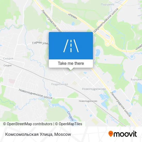 Комсомольская Улица map