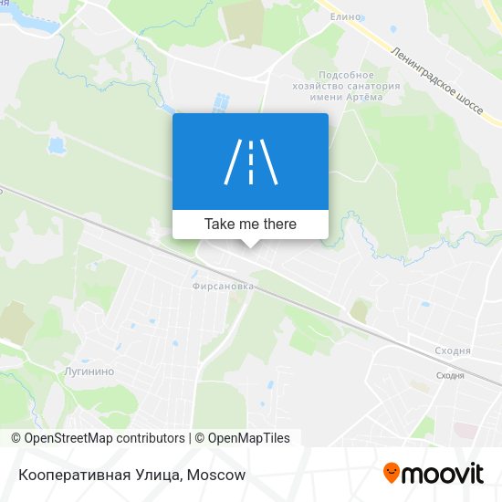 Кооперативная Улица map