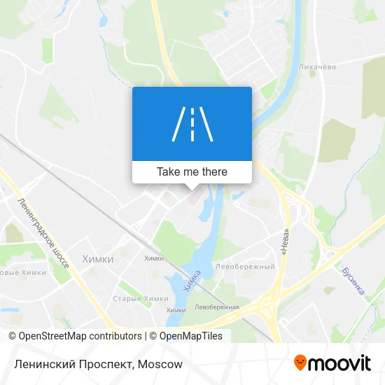 Ленинский Проспект map